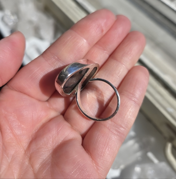 Blue Labradorite Ring